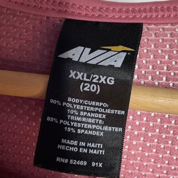 5 for $25🔥AVIA Pink Sleeveless Active Athletic Tank Top XXL (20) - Picture 3 of 4